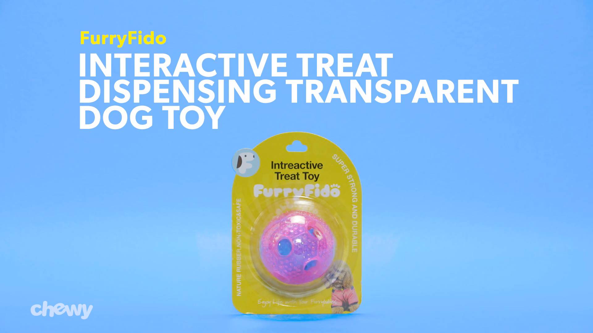 furryfido interactive dog toy