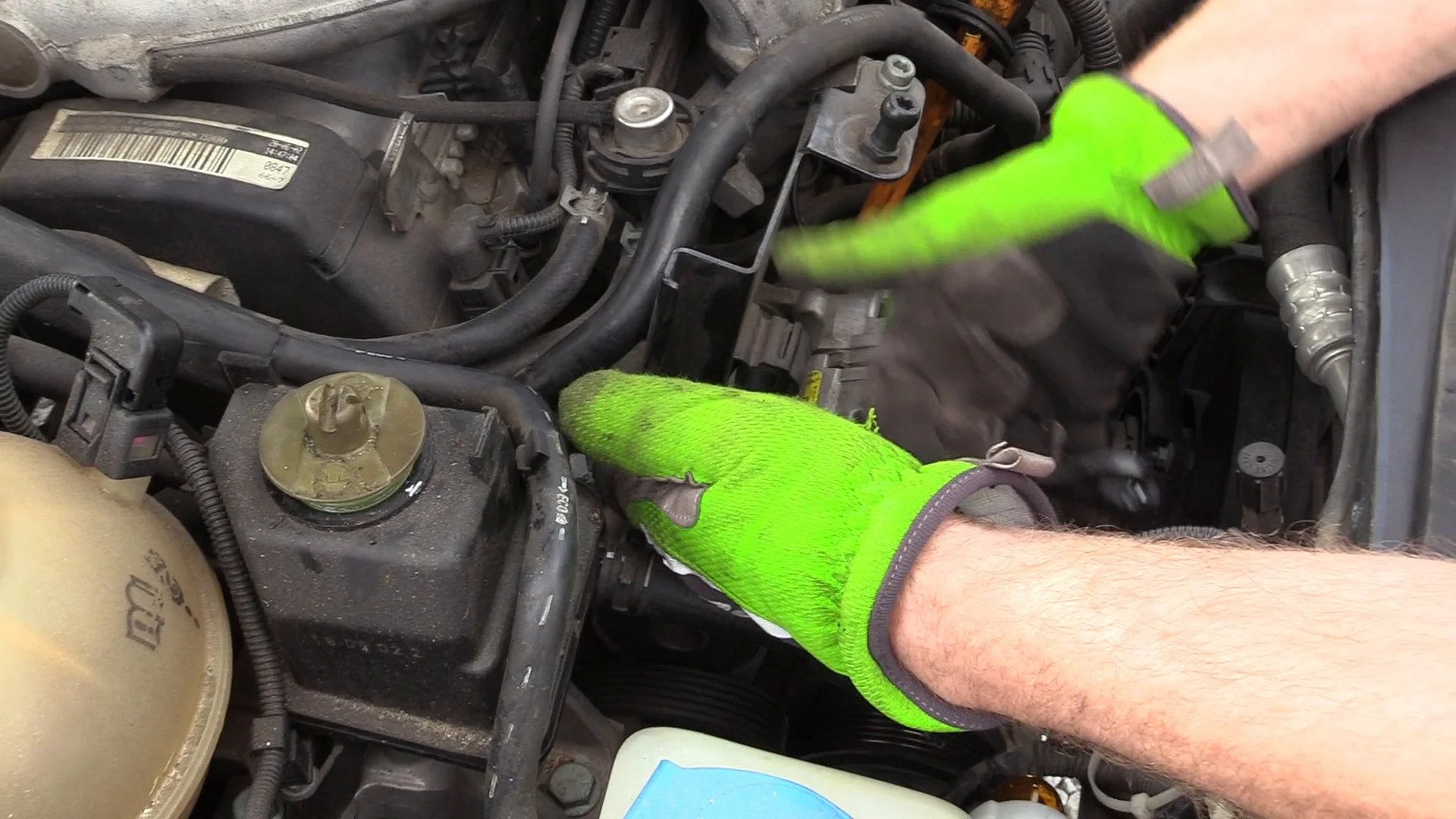 how to remove belt tensioner