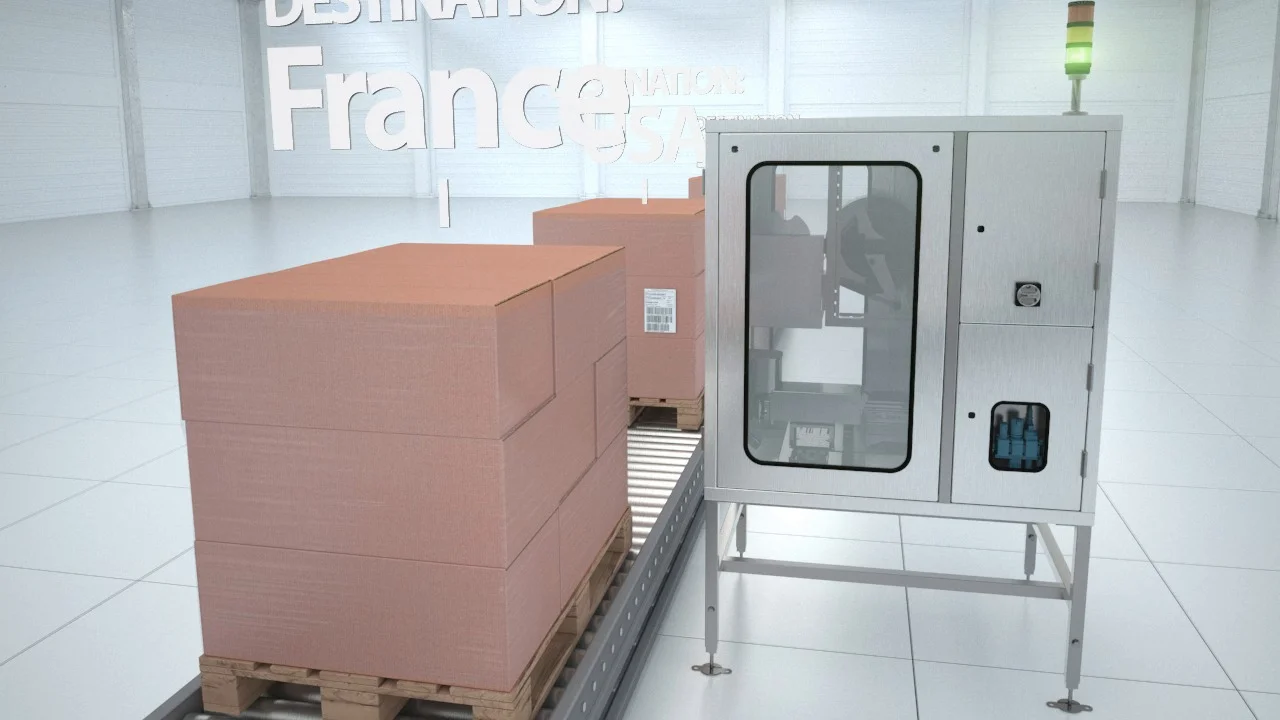 pallet label printer