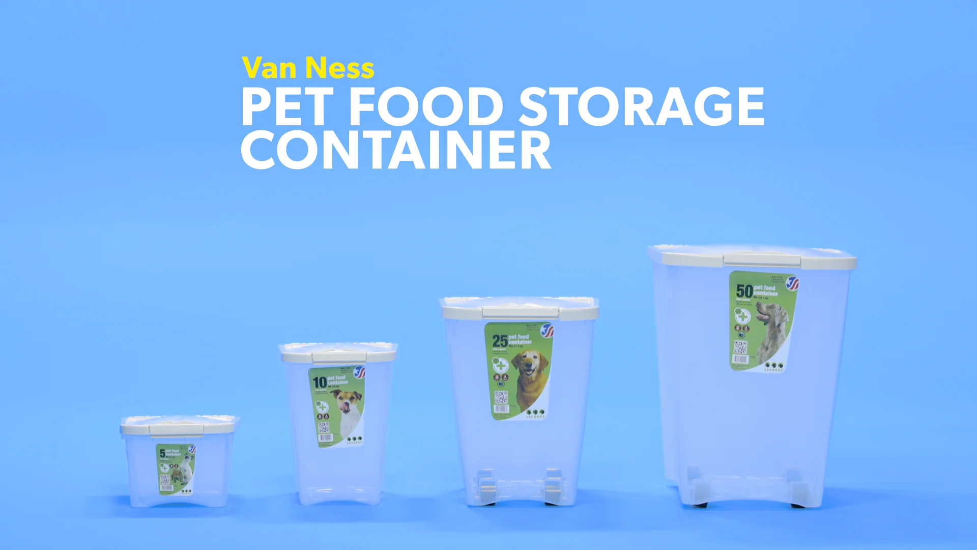 25 lb dog food container