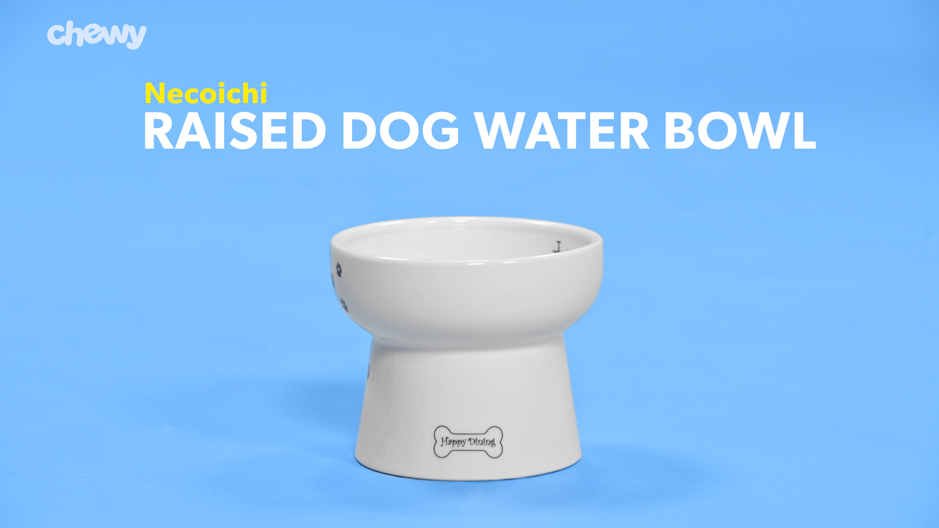 chewy elevated dog bowl