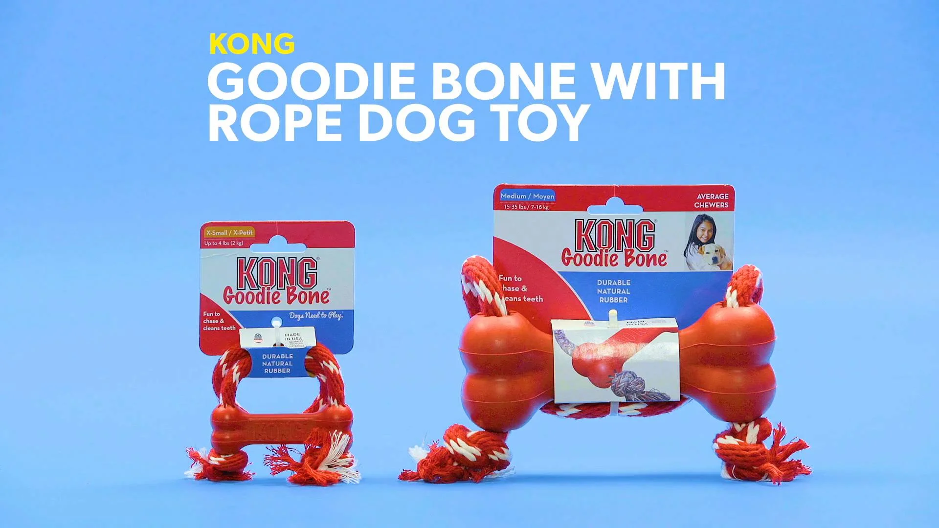 kong goodie bone dog toy
