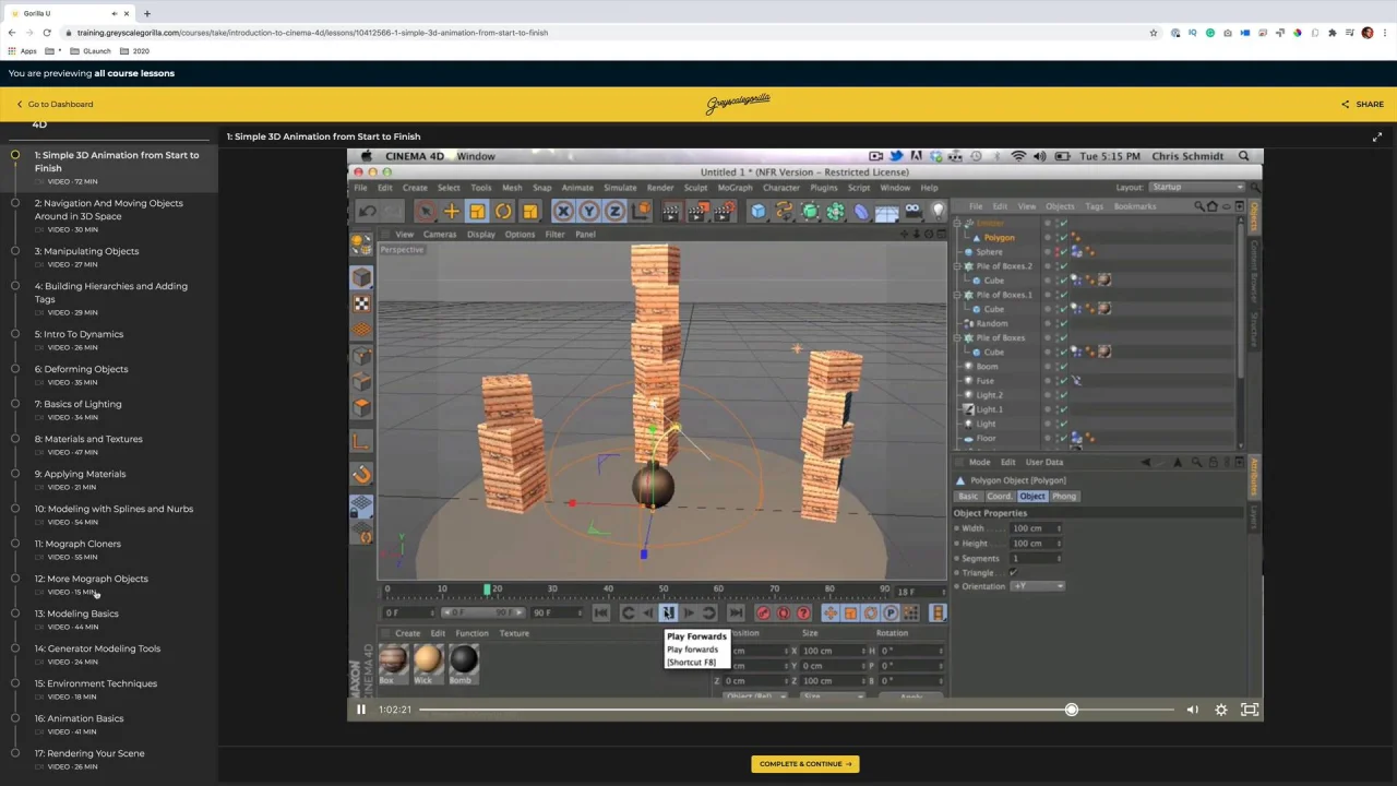 Introduction To Cinema 4d C4d 101 Greyscalegorilla Introduction To Cinema 4d C4d 101 Greyscalegorilla
