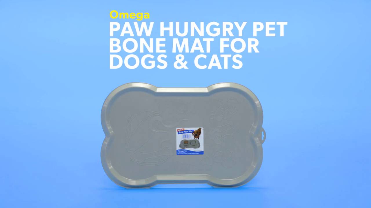 omega paw hungry pet food mat