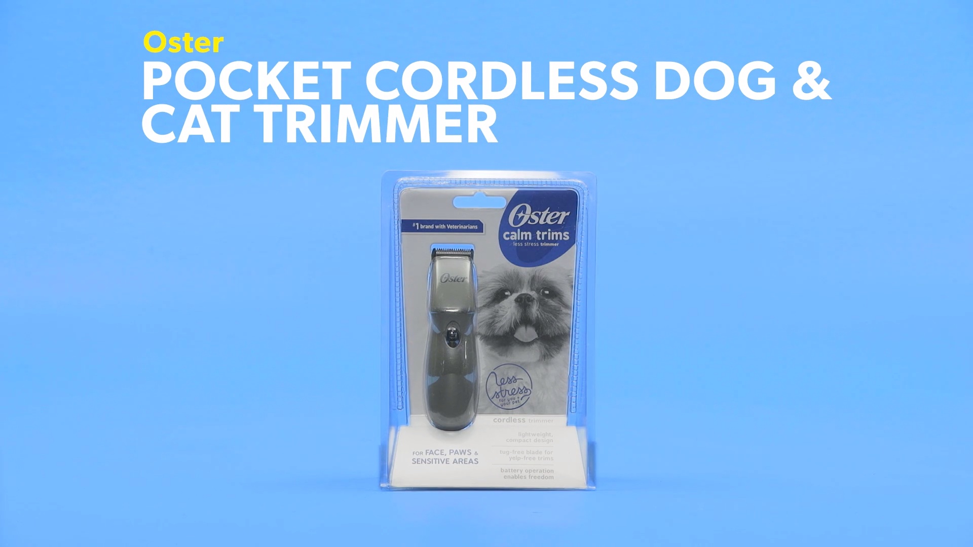 oster calm trims pro trimmer