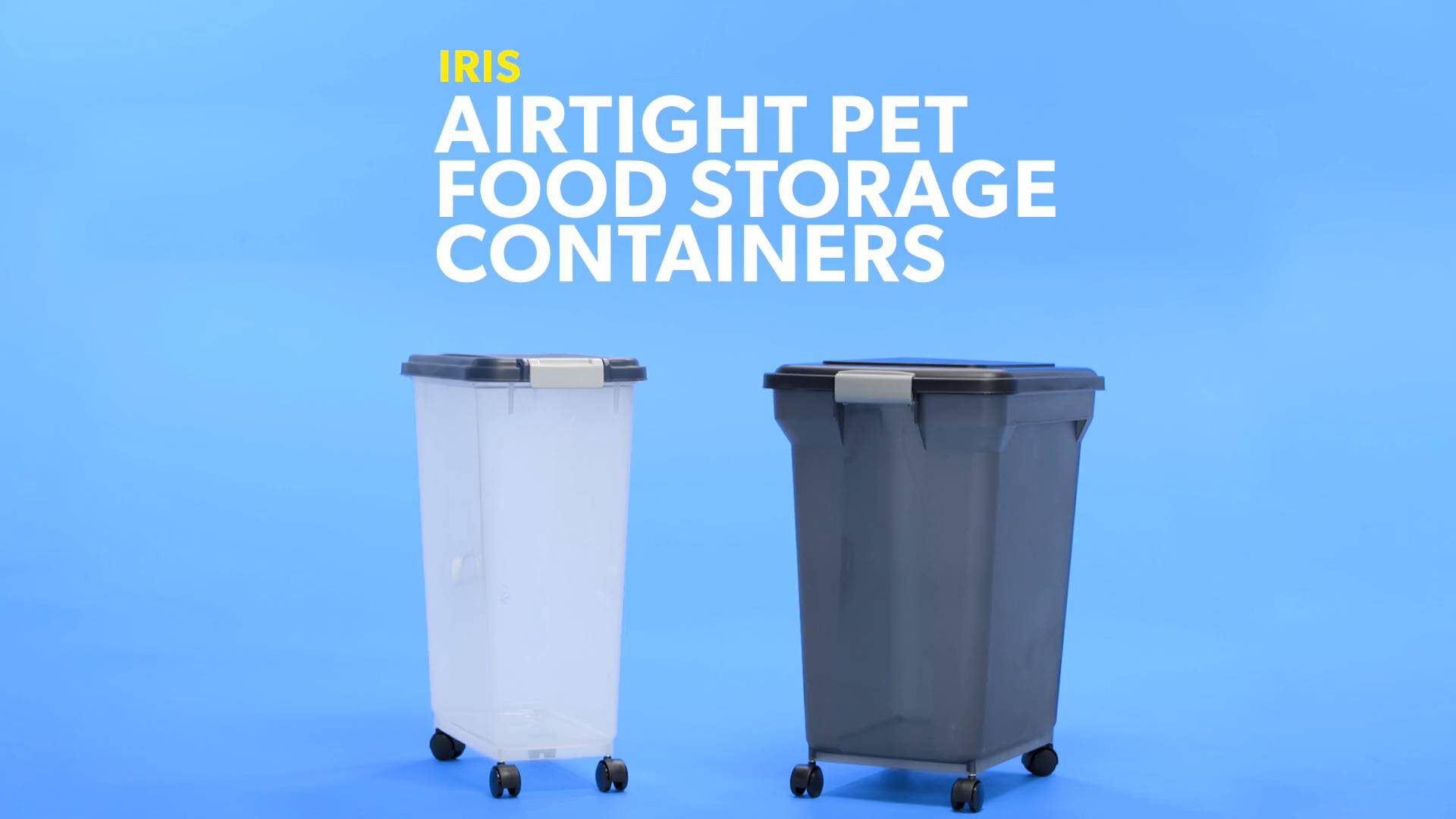 iris airtight pet food container