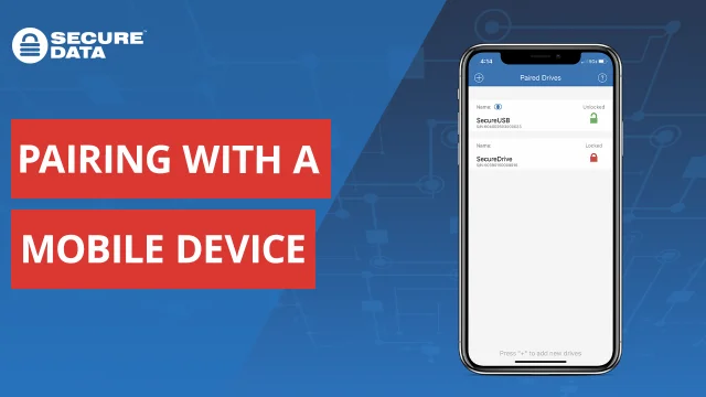 SecureDrive BT - Pair with mobile - Video Tutorial