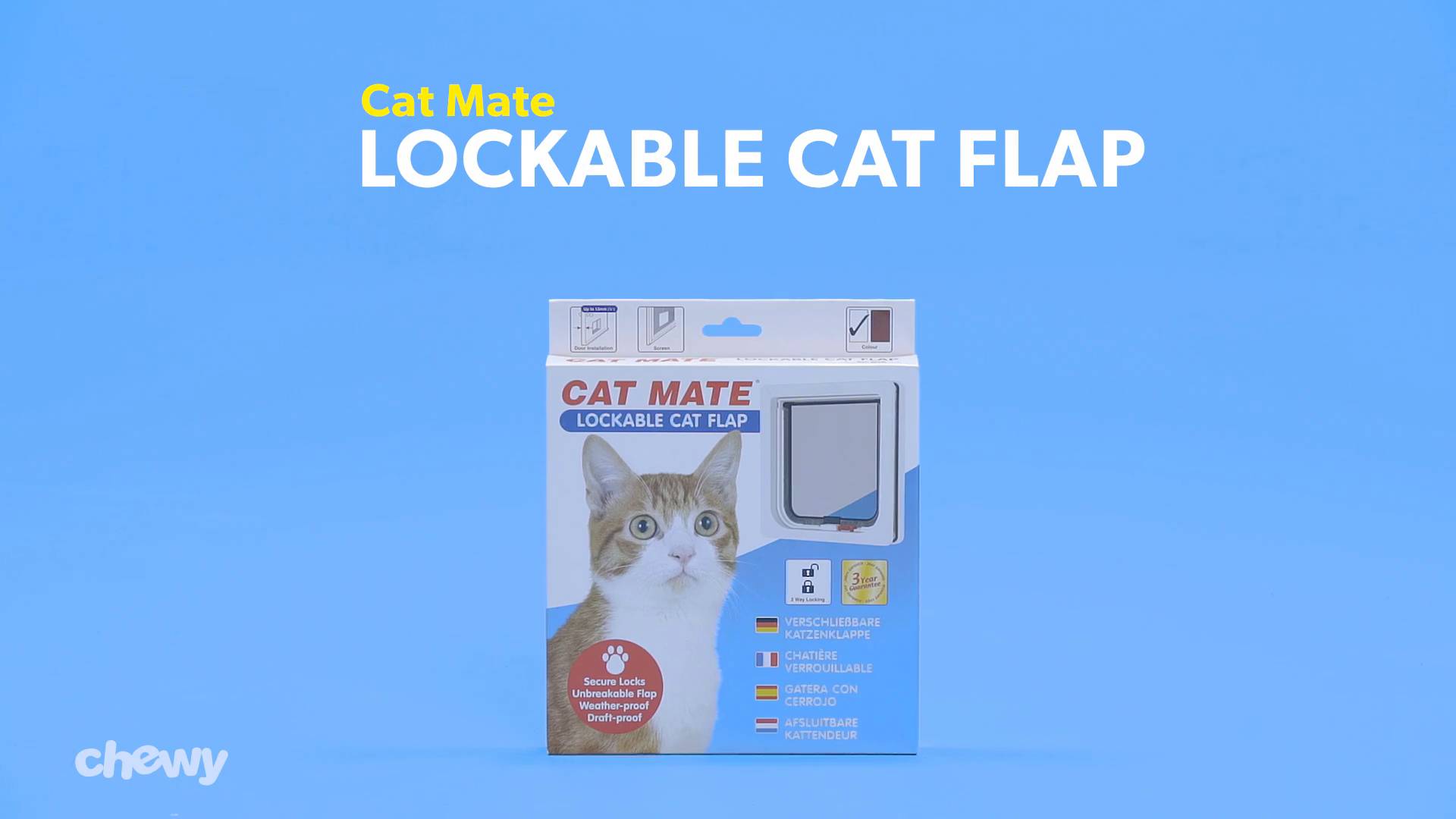 cat mate lockable cat flap