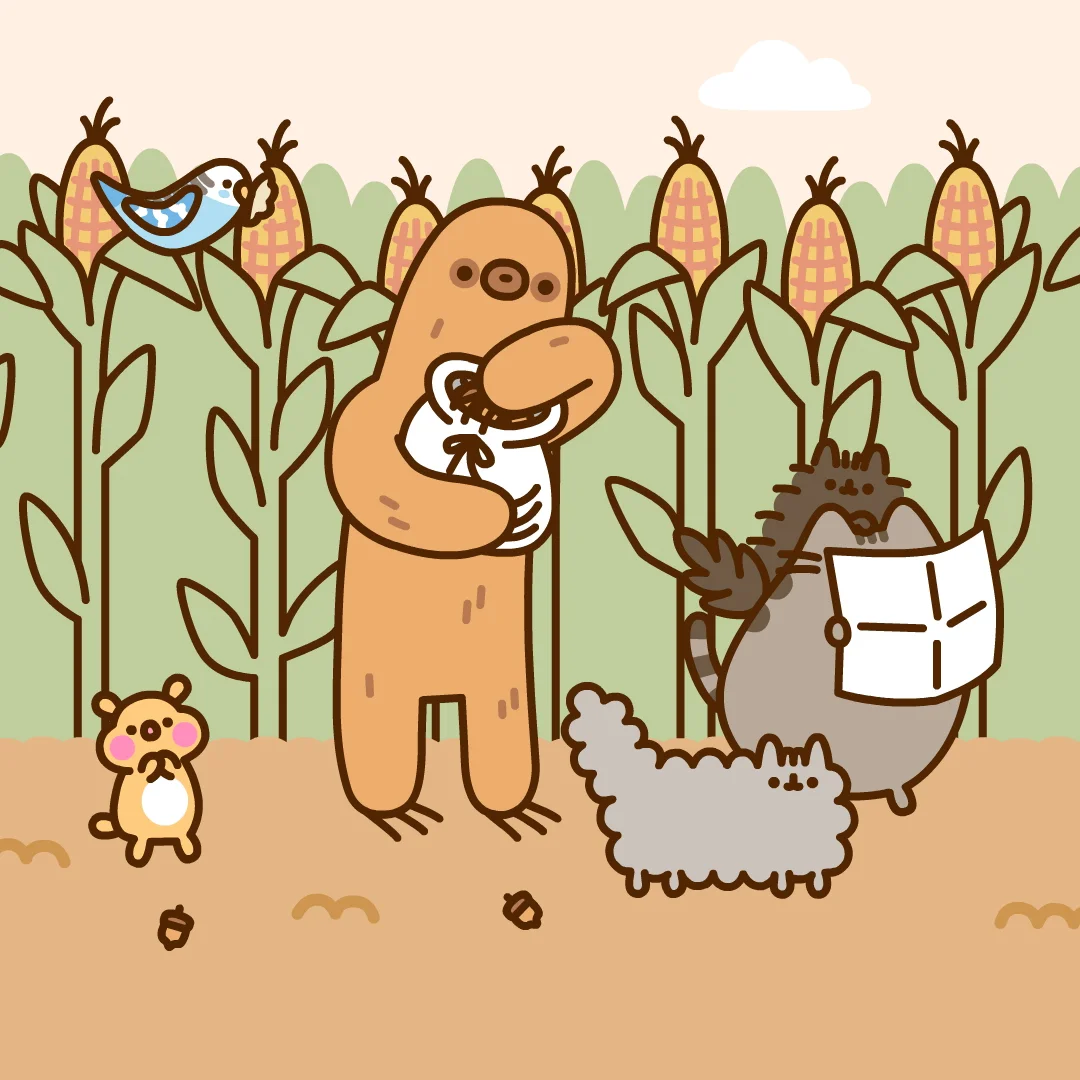Pusheen : How to Beat a Corn Maze 
