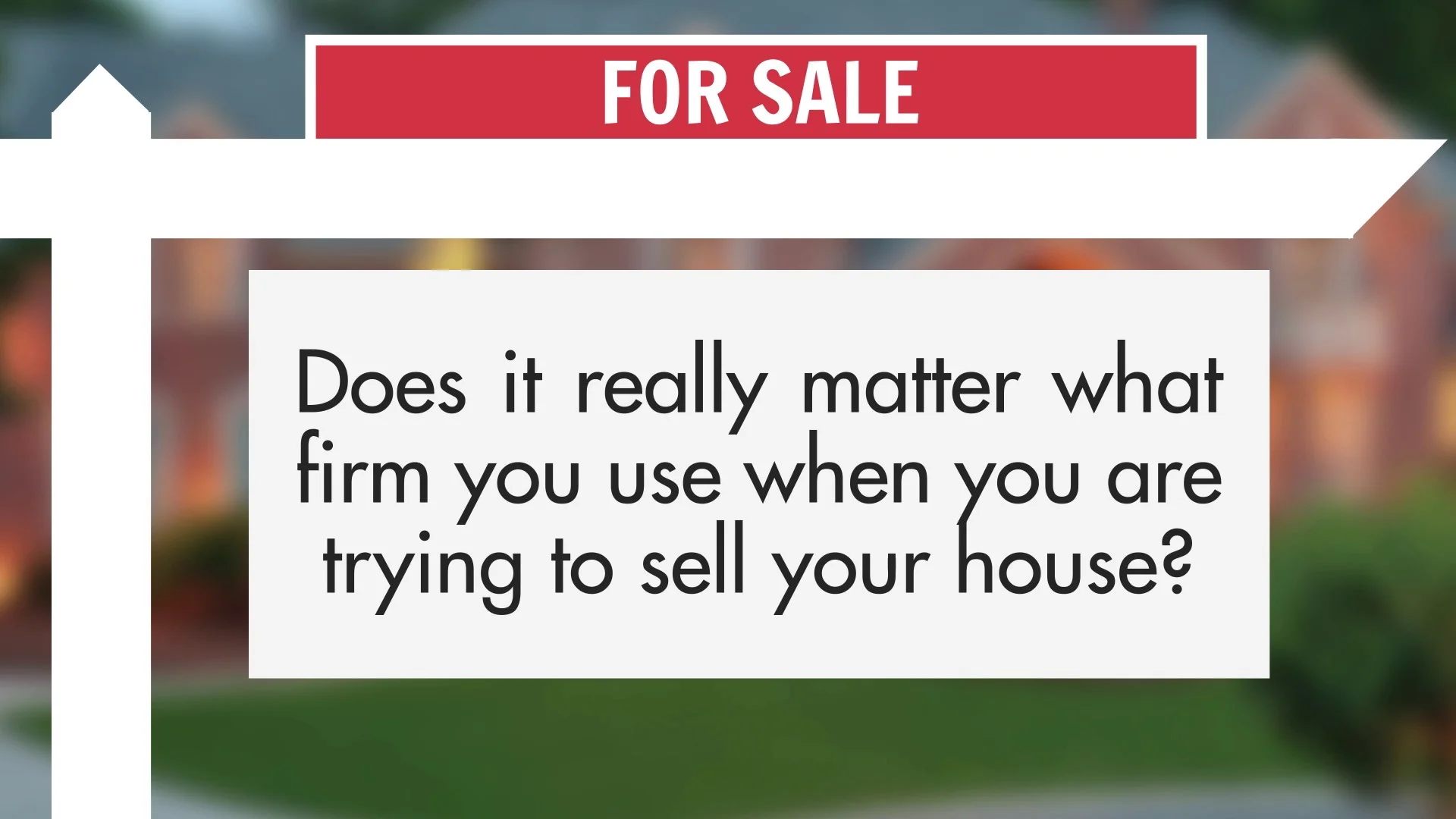 i am selling my house