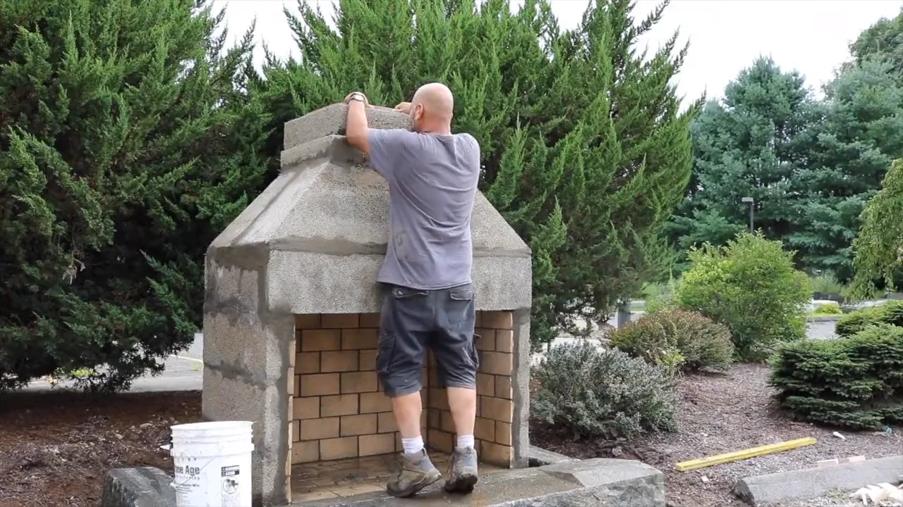 Outdoor Fireplace Kits Masonry, How To Make A Fireplace Outside