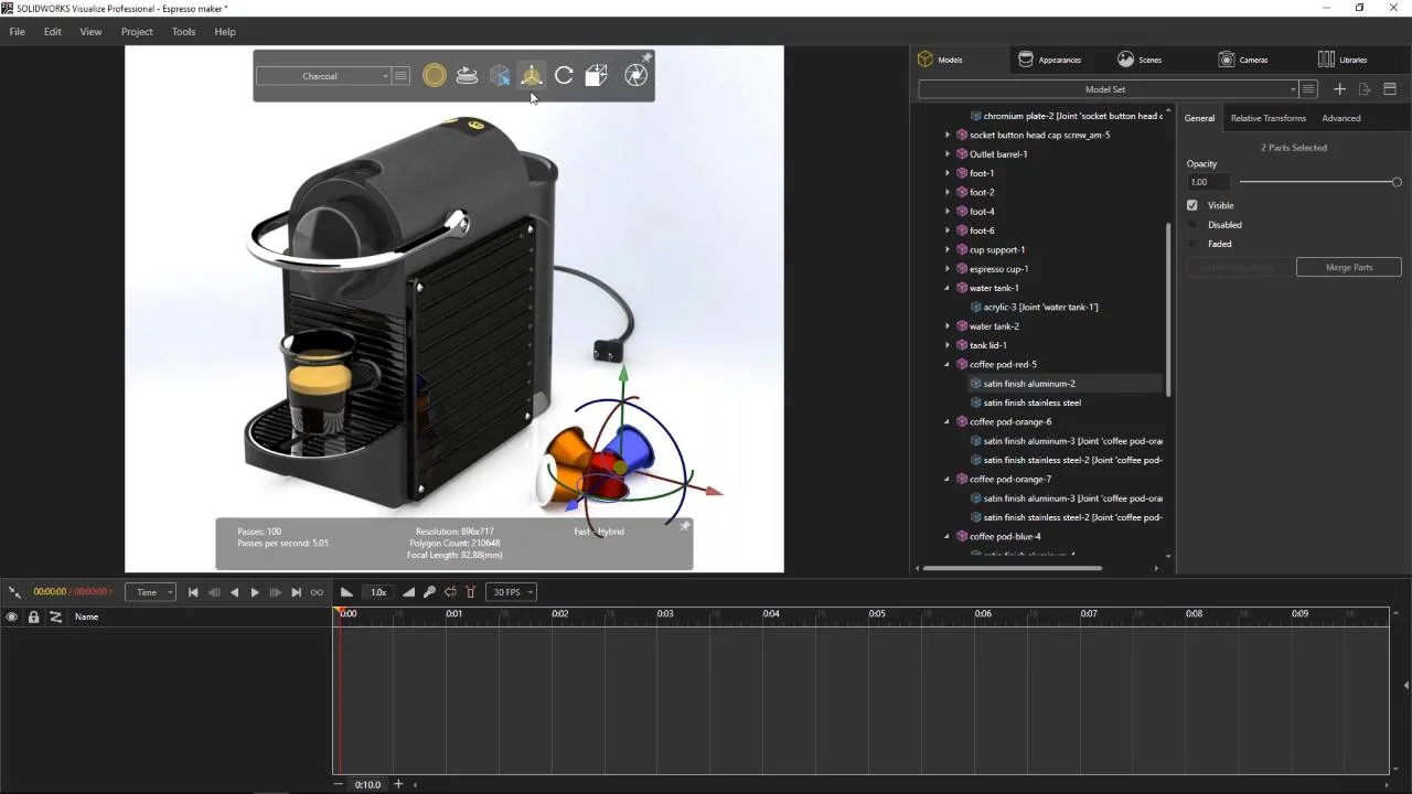 Solidworks Quick Rendering And Shadowing Perception Engineering