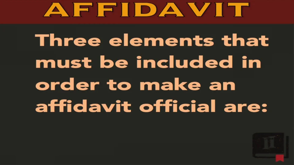 Affidavit Definition Legal Meaning Lawyer Terms Simplified