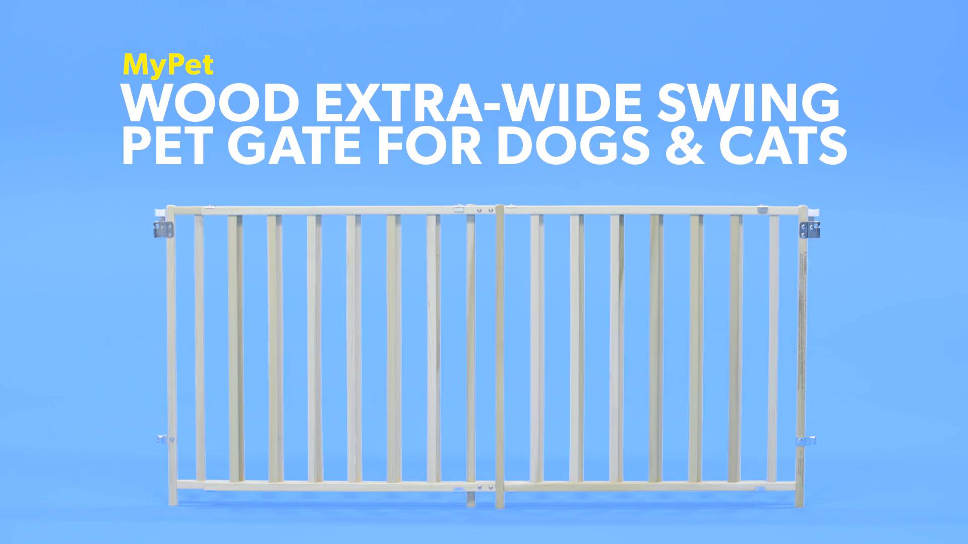 extra wide swing gate