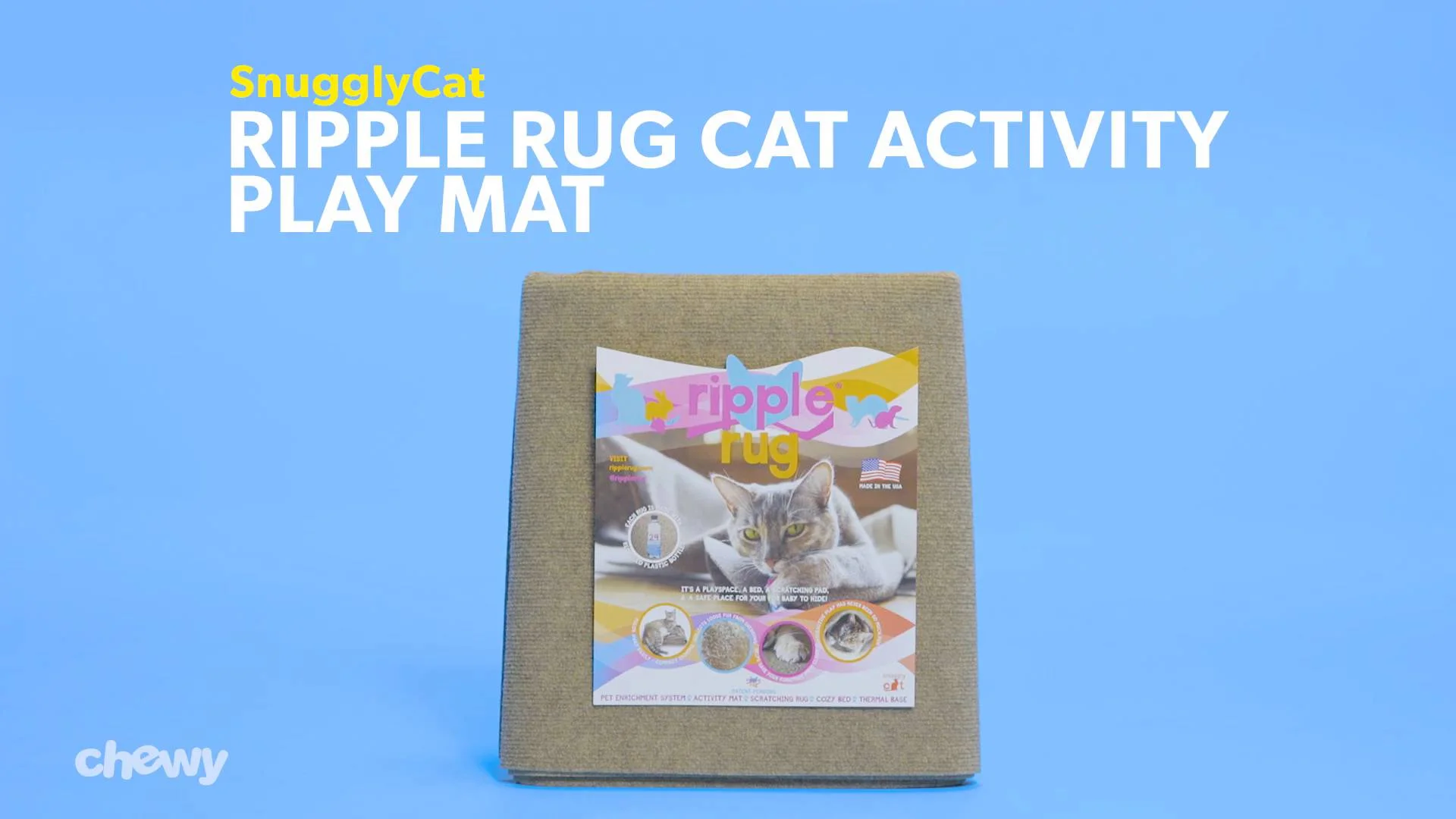 cat activity play mat