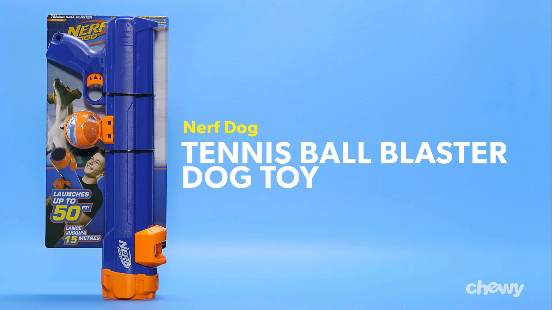 nerf pet tennis ball blaster