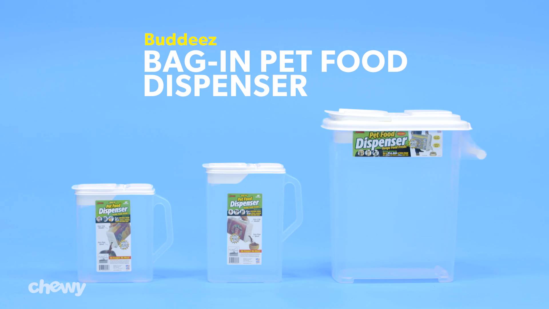buddeez pet food dispenser