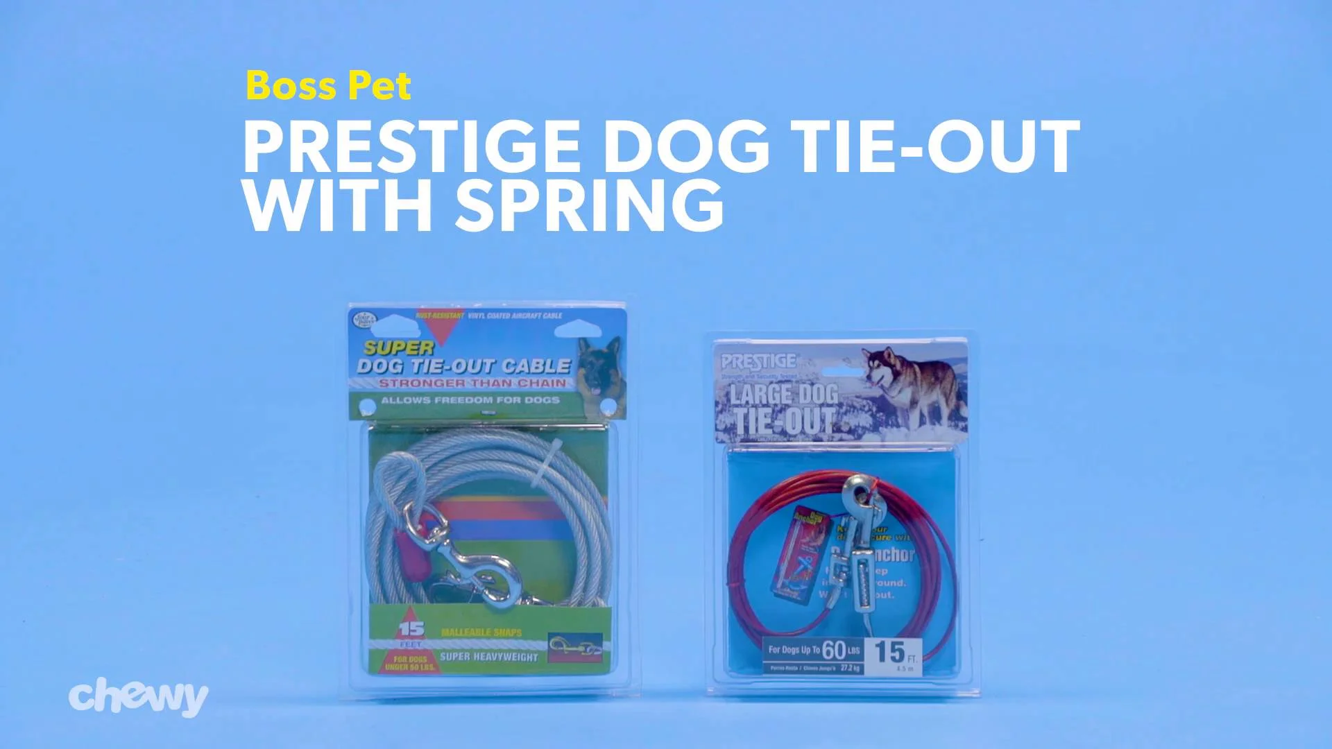 prestige dog tie out