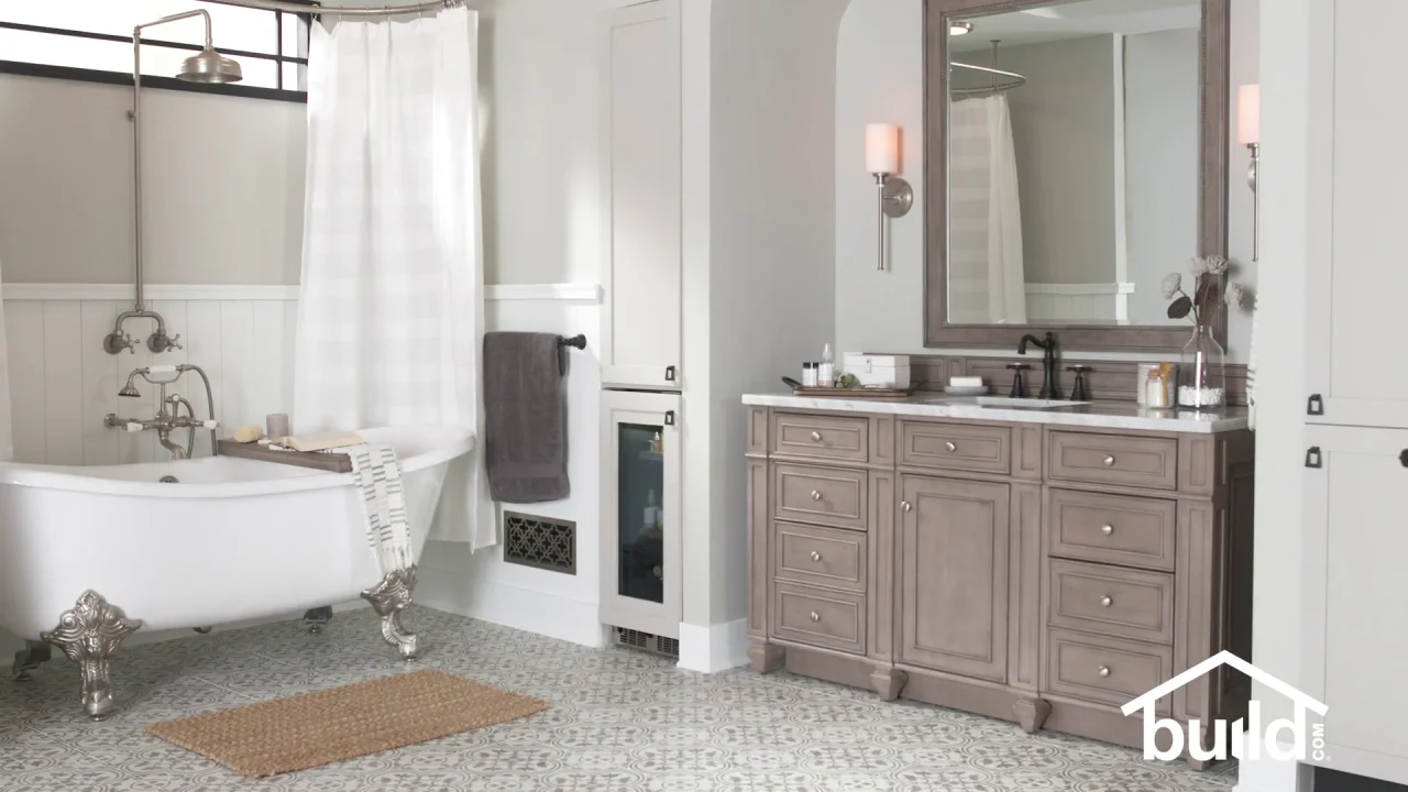 Luxe Craftsman Bathroom