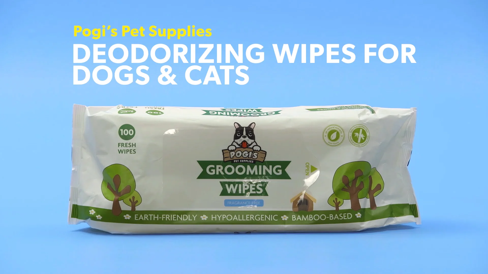 pogi's grooming wipes