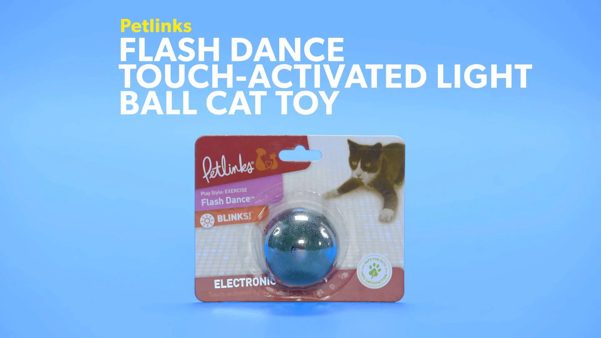 cat toy light up ball
