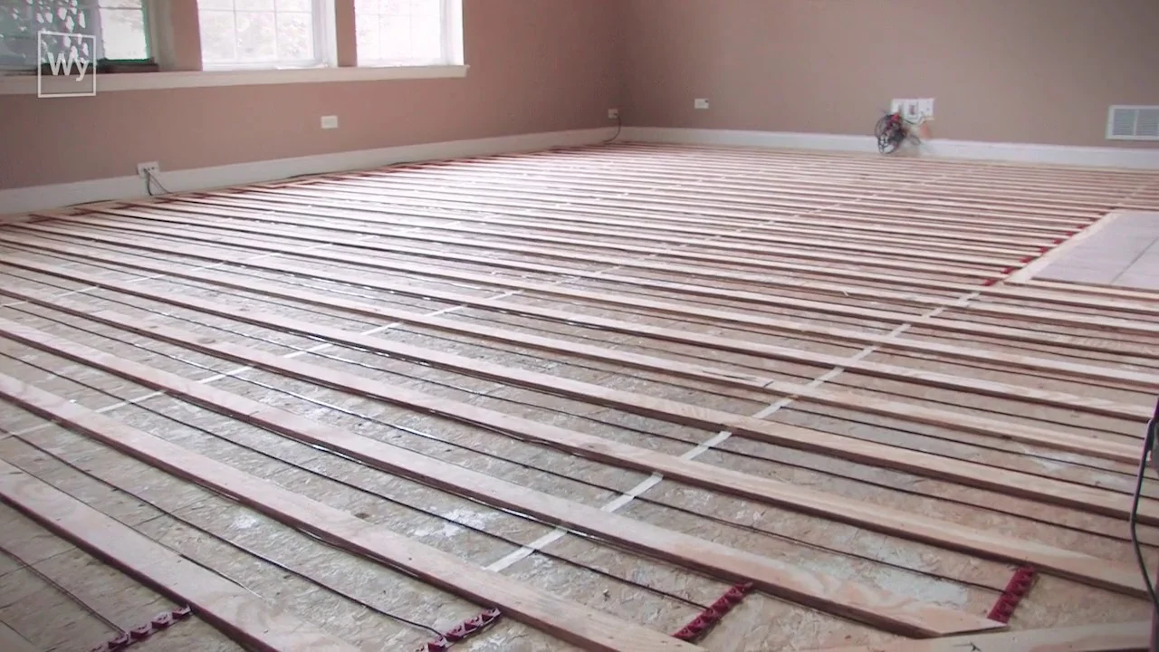 Tempzone Radiant Floor Heating Under Nailed Hardwood Flooring Tempzone Radiant Floor Heating Under
