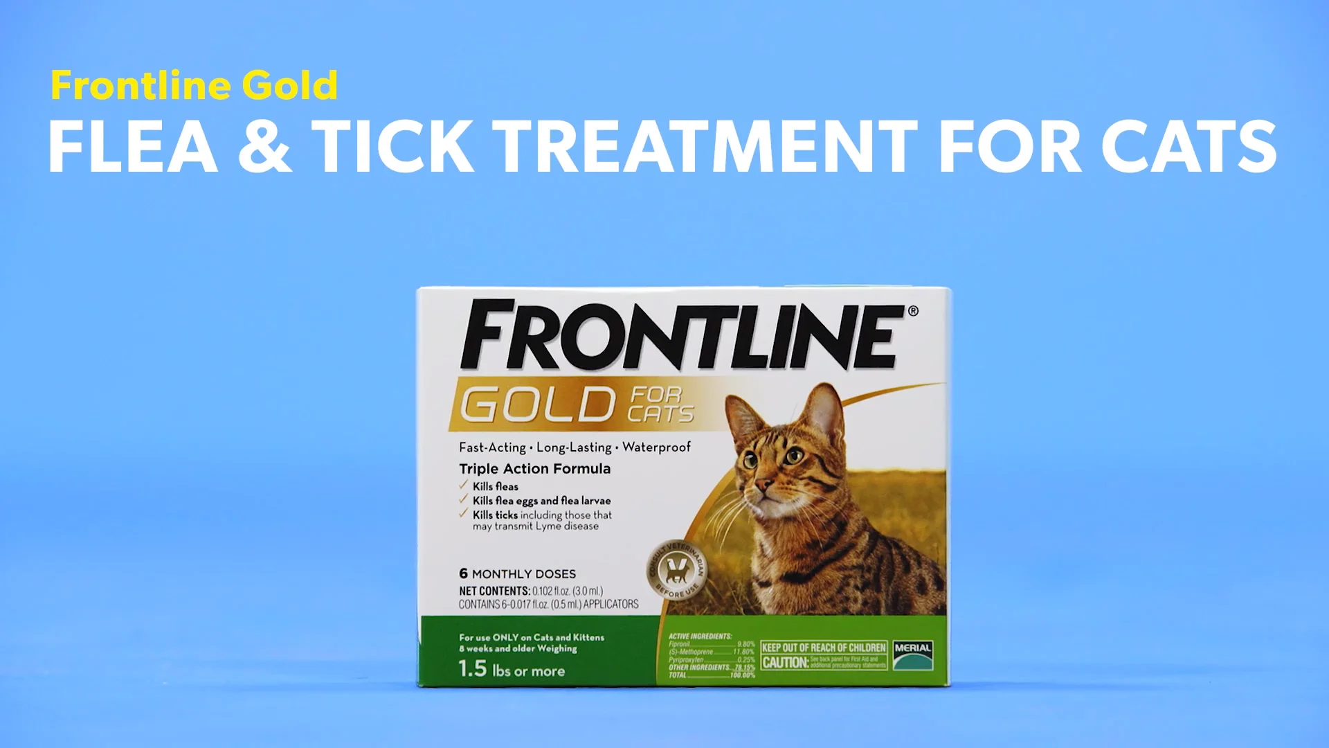frontline worm treatment for cats