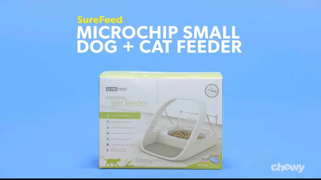 Surefeed Microchip Small Dog Cat Feeder White Chewy Com